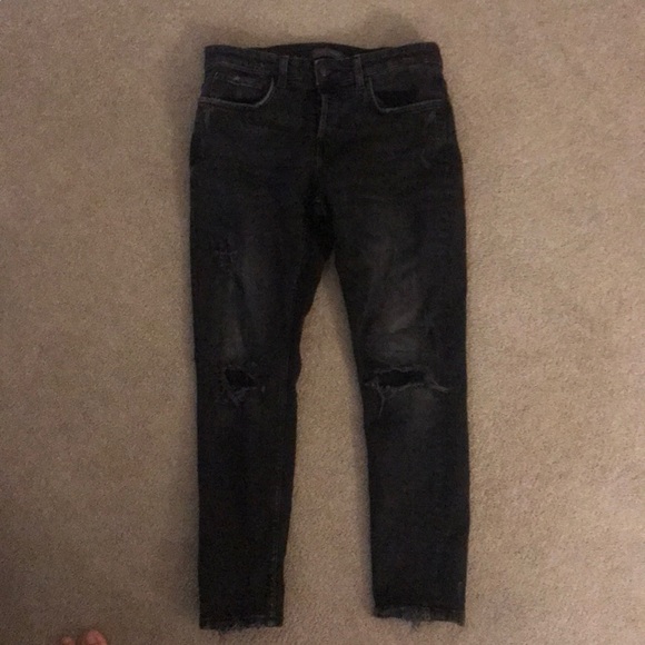 Zara Other - Black ripped skinny jeans